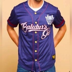 DUNGEONS AND DRAGONS BALDURS GATE 3 JERSEY ASTARION D&D Men's Size Medium NWT